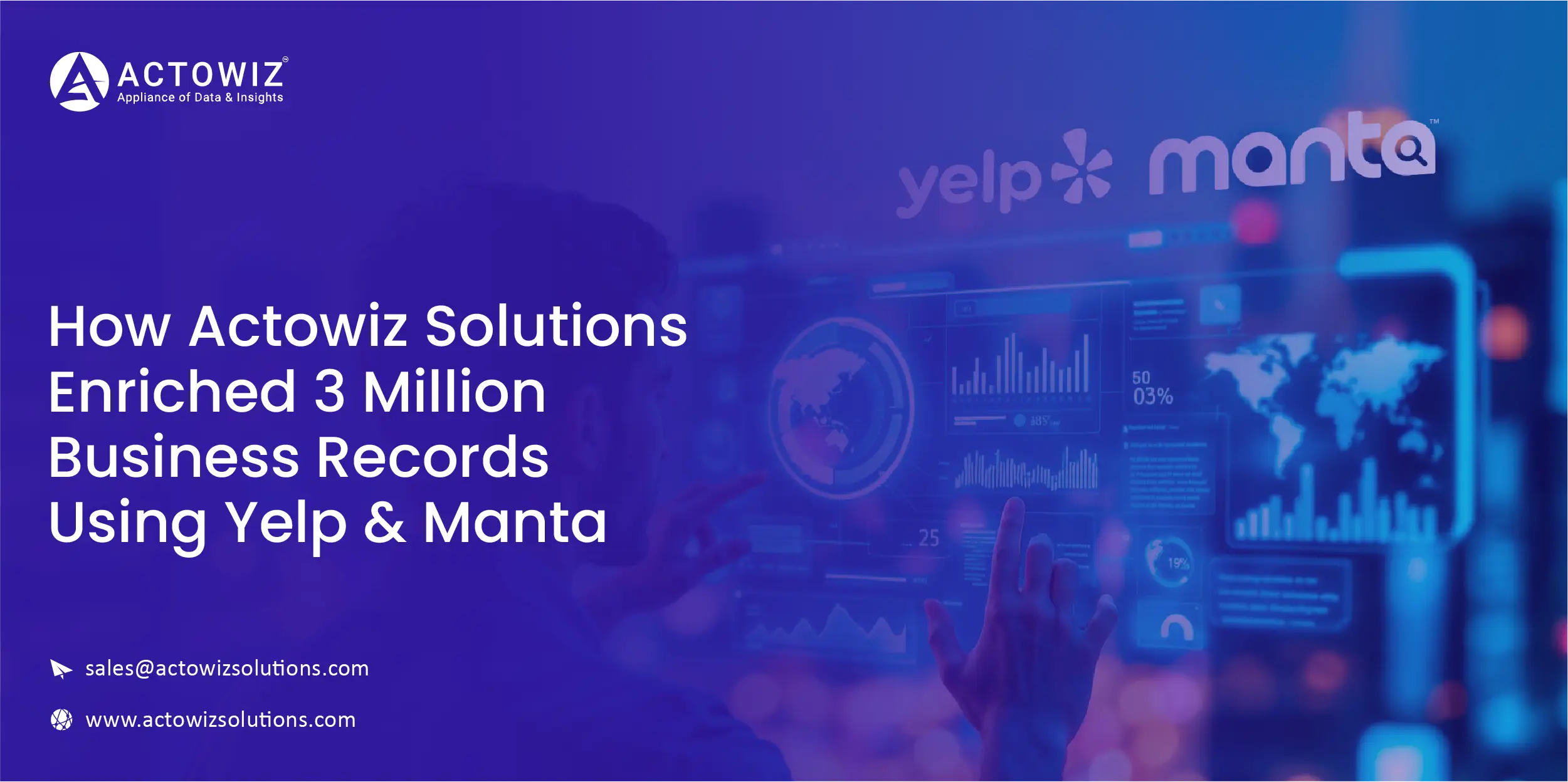 How Actowiz Solutions Enriched 3 Million Business Records Using Yelp & Manta